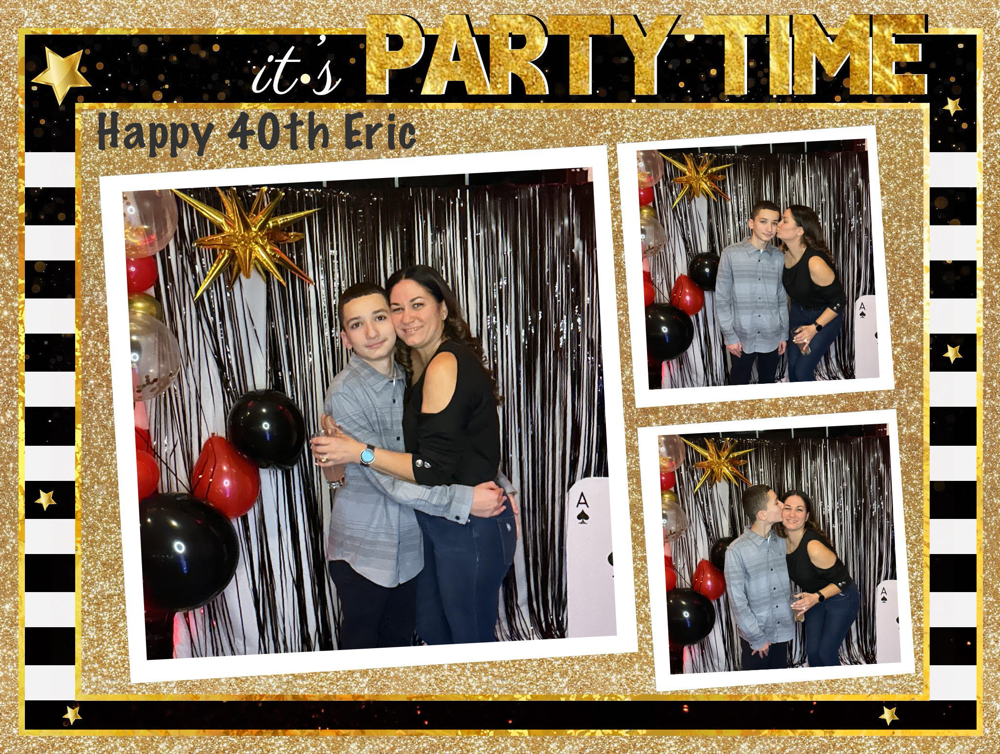 Photo booth example - Party Time